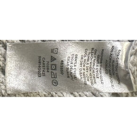 Loft Womens Sweater Knit Turtleneck Bell Sleeve Pullover Light Grey Size XS - Picture 9 of 10